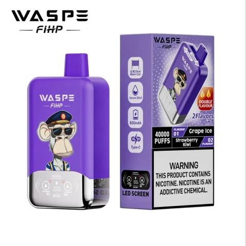 Waspee 40k Grape Ice & Strawberry Kiwi